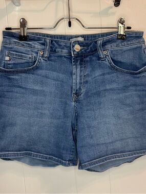 Dear John Casual Mid-Rise Blue Denim Jean Shorts Size 28, Coastal, Summer, Y2K
